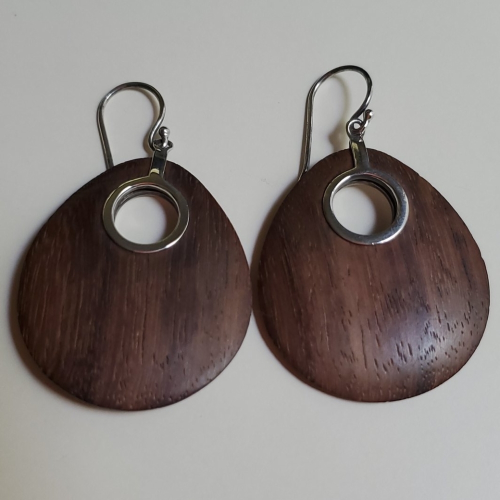 Silpada Wooden Earrings